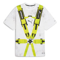PUMA x A$AP ROCKY Seatbelt T-shirt 'White Lime' 631040-02