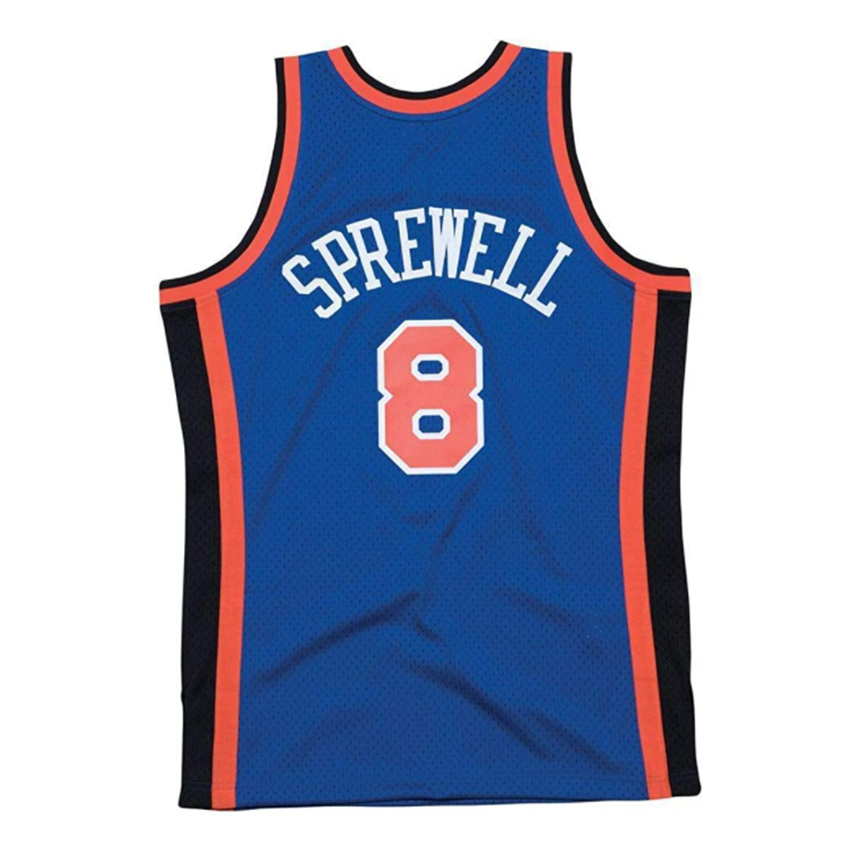 Mitchell & Ness x NBA New York Knicks 1998-99 Road Swingman Jersey 'Latrell Sprewell 8' SMJYAC18055-NYKROYA98LSP