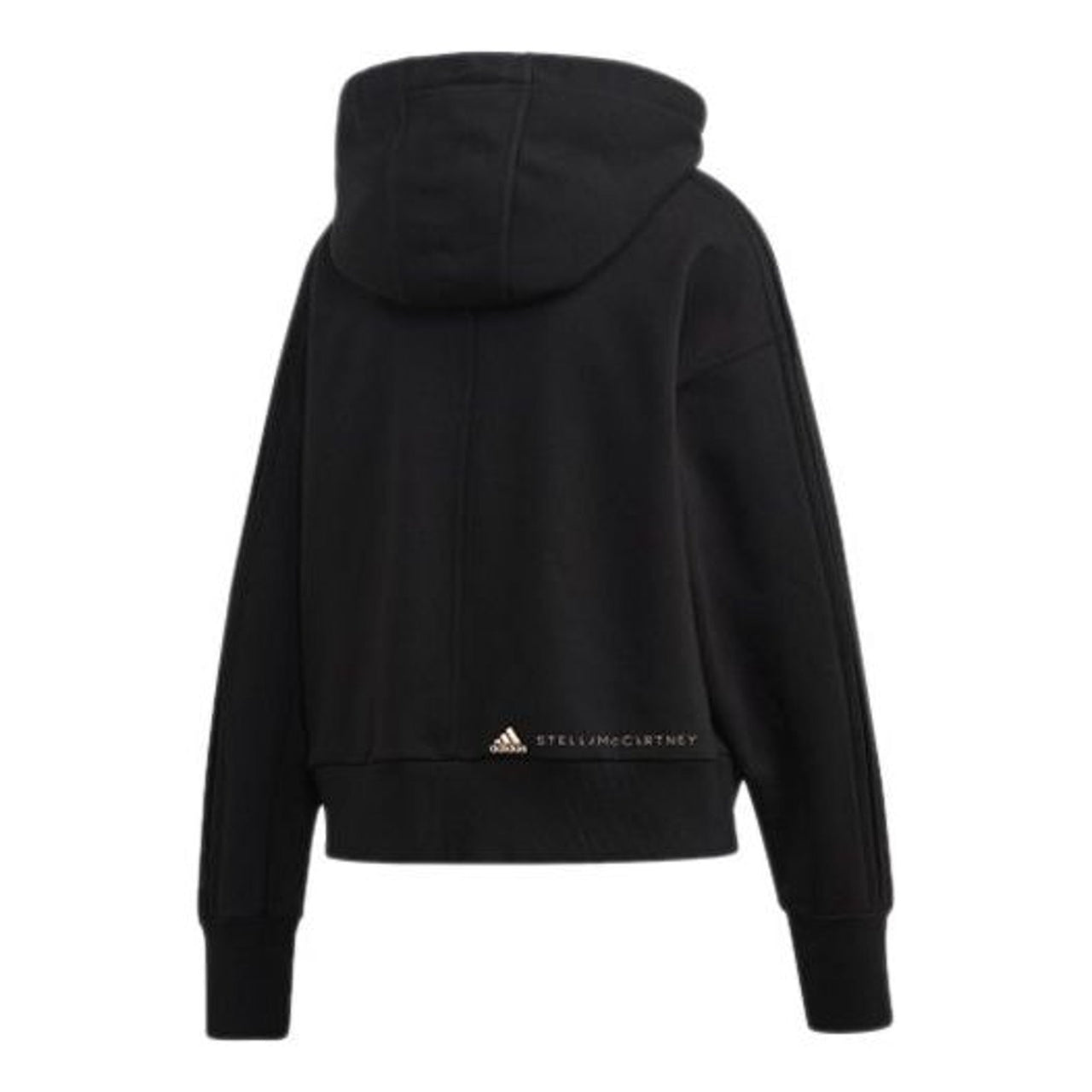 (WMNS) adidas by Stella McCartney Cropped Hoodie 'Black' GL4147