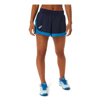 (WMNS) ASICS Match Shorts 'Midnight Hazard Green' 2042A253-403