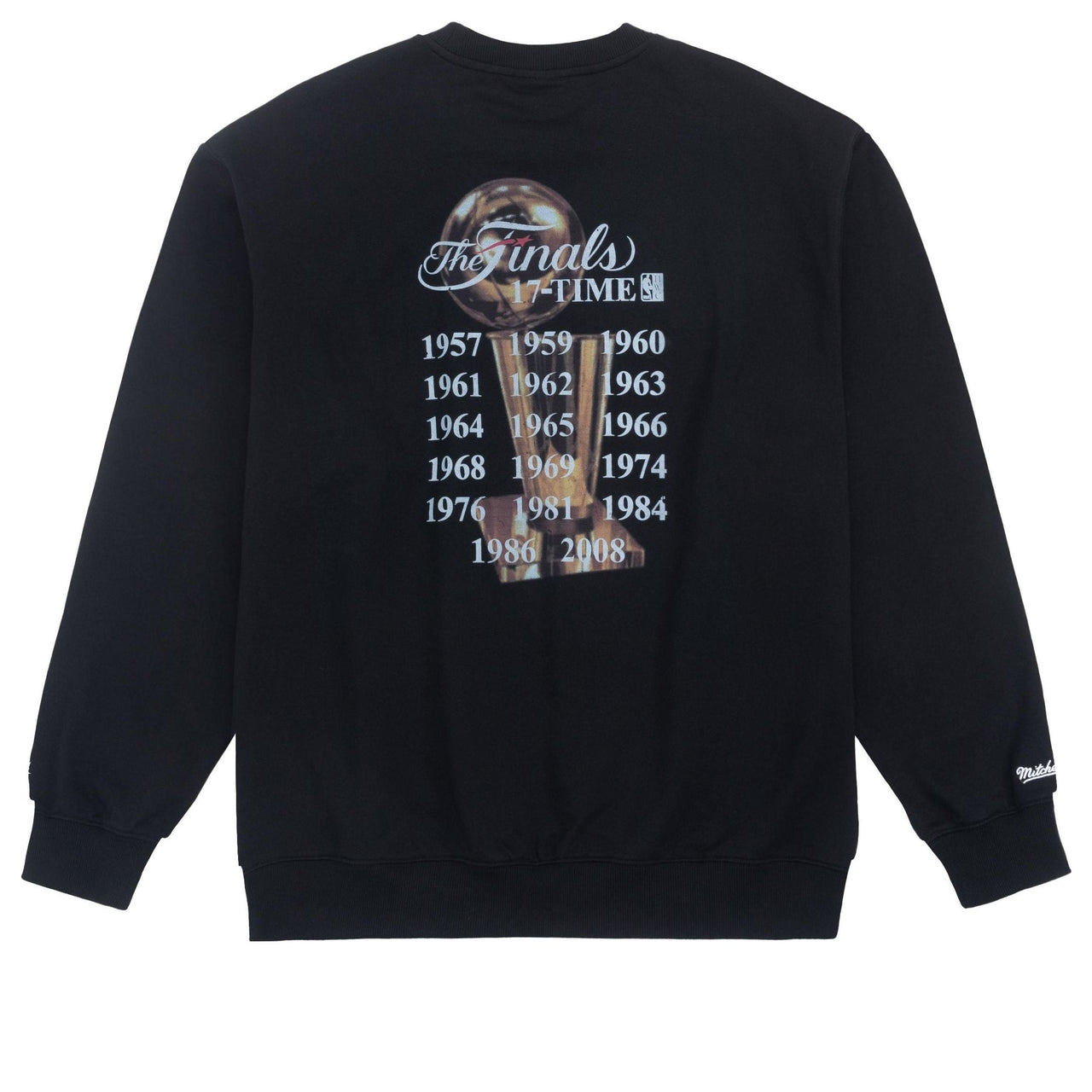 Mitchell & Ness x NBA Boston Celtics 17 Times Champion Sweatshirt 'Black' MNJYFWHD23093007
