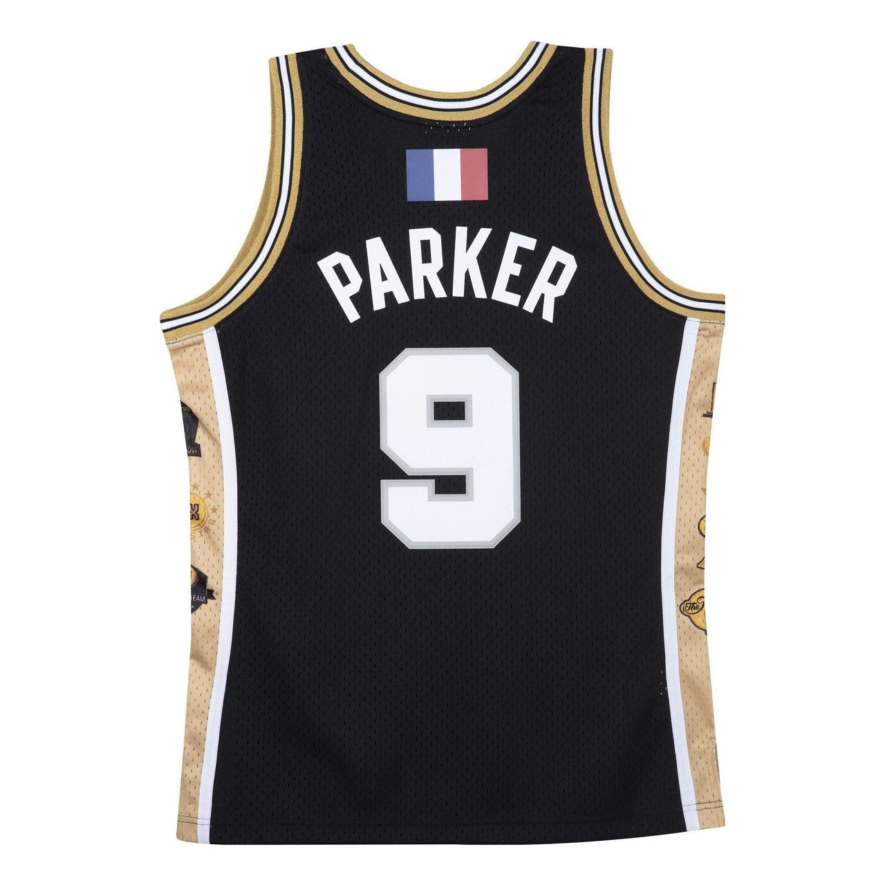 Mitchell & Ness x NBA San Antonio Spurs 2001-02 Swingman Jersey 'Tony Parker 9' SMJYCP19263-SASBLCK01TPA