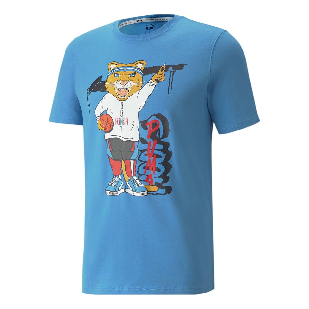 PUMA Dylan Short Sleeve Basketball T-Shirt 'Blue' 532730-09
