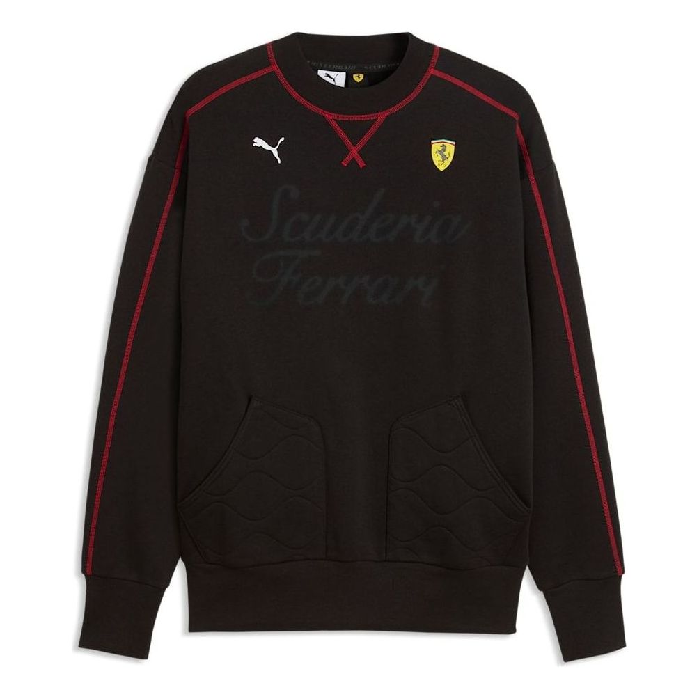 PUMA x Scuderia Ferrari T7 Premium Crew Sweatshirt 'PUMA Black' 636517-01
