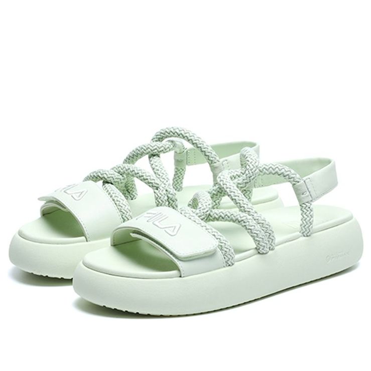 (WMNS) FILA Churro Life Casual Shoes 'Green' F12W221404FMM