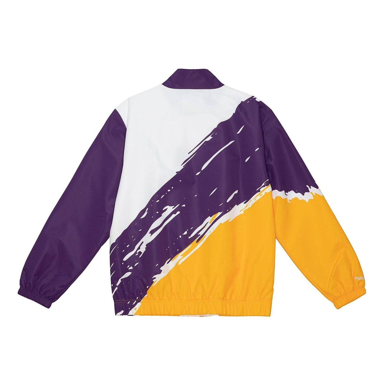 Mitchell & Ness x NBA Los Angeles Lakers Full-Zip Windbreaker Jacket 'White Purple Yellow' OJZP3414-LALYYPPPMTWH