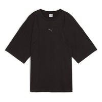 (WMNS) PUMA DARE TO Oversized Cut-out T-shirt 'Black' 626644-01