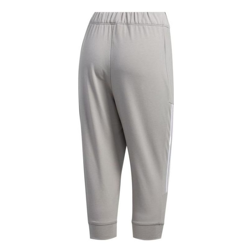 adidas 3 Stripes Capri Pants Asia Sizing 'Grey' FL2363