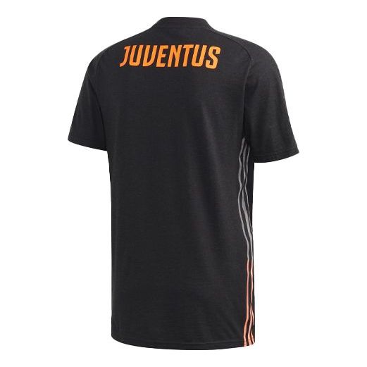 adidas Juventus Travel Tee 'Black App Signal Orange' FR4209