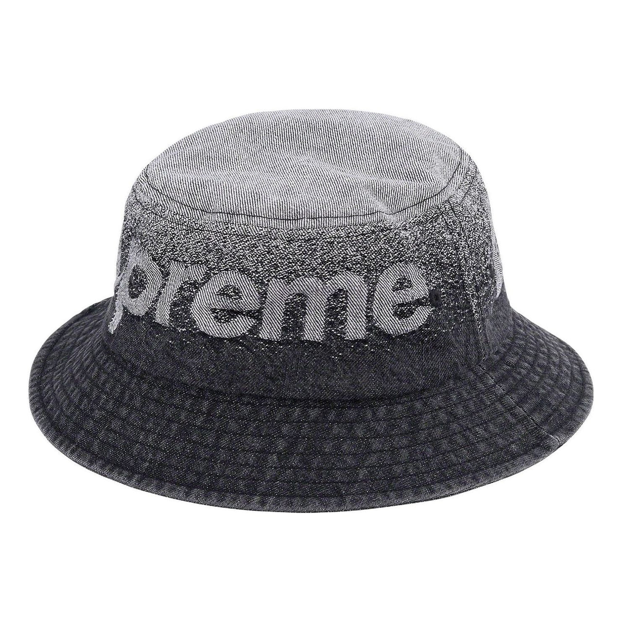 Supreme Fade Jacquard Denim Crusher 'Black Grey' SUP-SS22-891