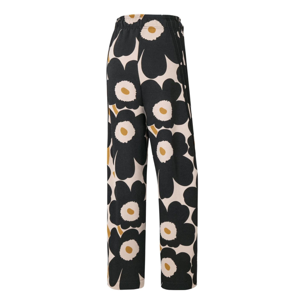 (WMNS) adidas MARIMEKKO Floral Print Straight-Leg Casual Pants Asia Sizing 'Black Beige' H57322