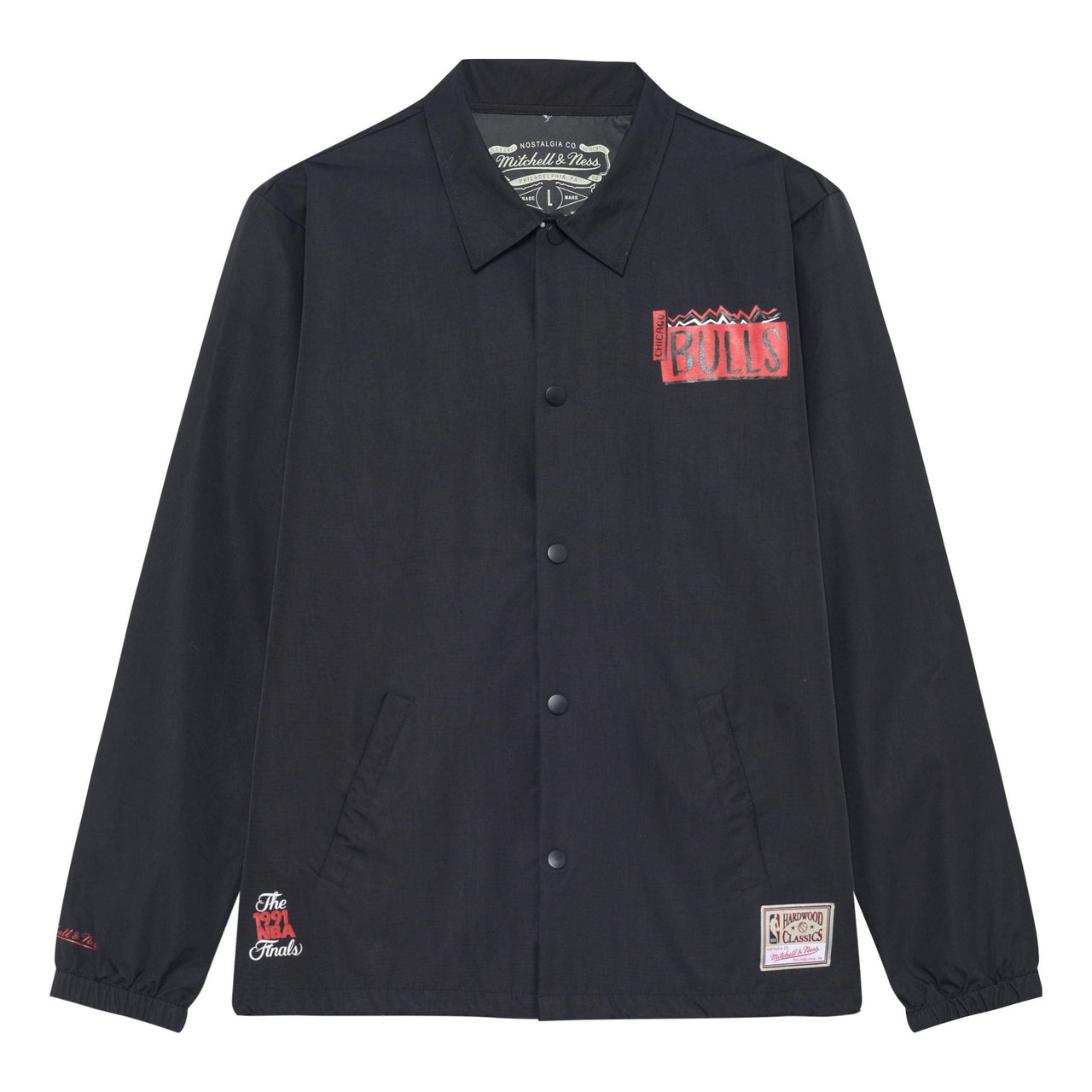 Mitchell & Ness x NBA Chicago Bulls Born And Bred Windbreaker Jacket 'Black' OJSFSH22102-CBUBLCK