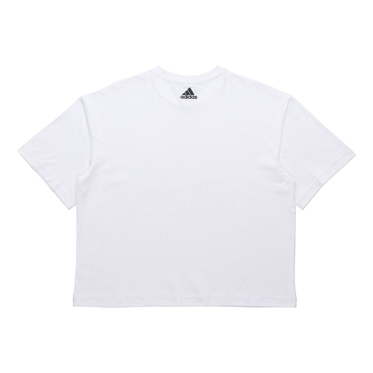 (WMNS) adidas Big Logo T-Shirt Asia Sizing 'White' GV5173