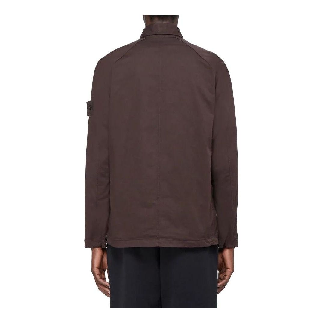 STONE ISLAND Ghost Overshirt 'Brown' 7315116F4-V0070