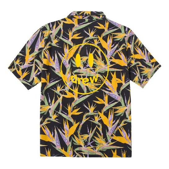 Drew House Rayon Camp Shirt 'Black' DR-FW20-207