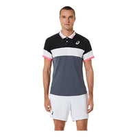 ASICS Match Polo Shirt 'Performance Black Carrier Grey' 2041A246-003