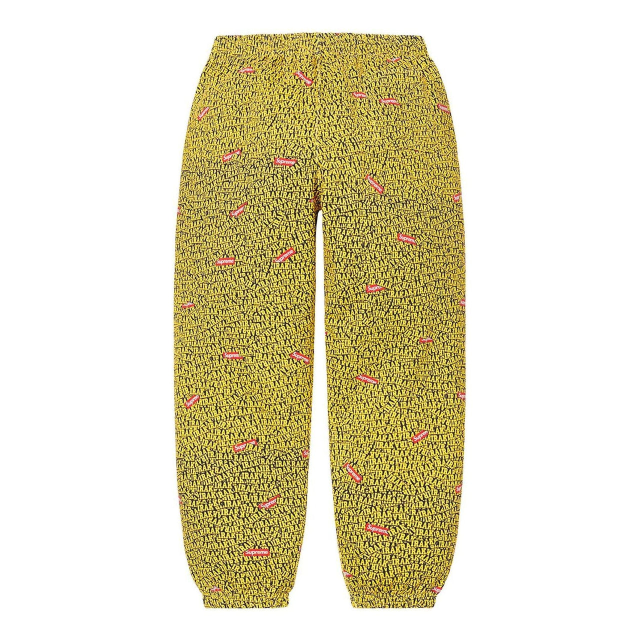 Supreme IRAK Sweatpants 'Yellow' SUP-FW22-245