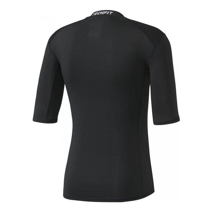 adidas Tech Fit Base T-Shirt Asia Sizing 'Black' AJ4966