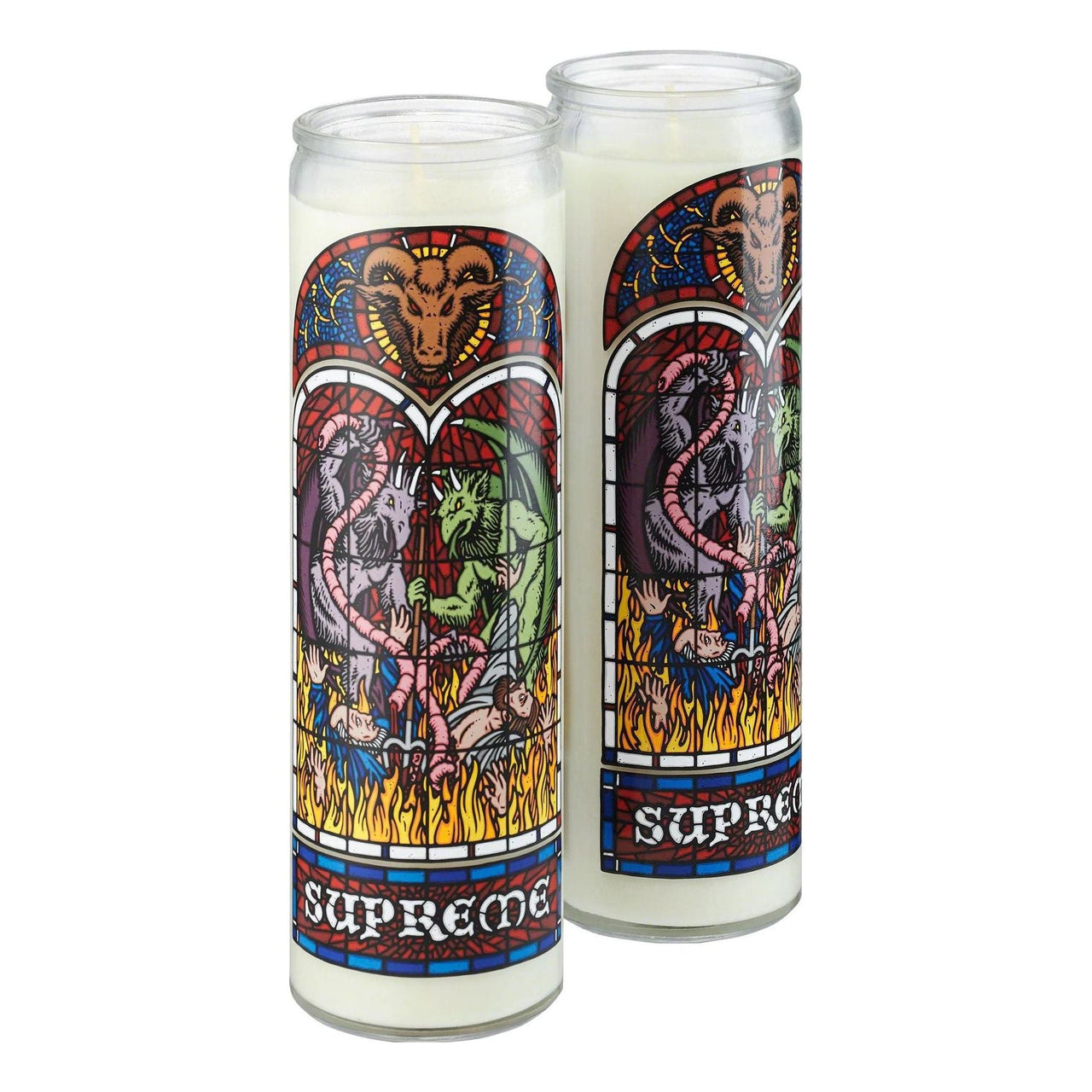 Supreme Prayer Candle 'Multi-Color' SUP-FW23-126