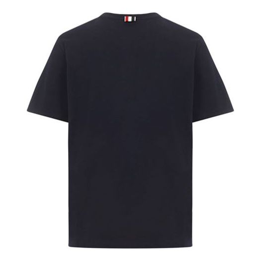 THOM BROWNE Short Sleeve T-Shirt 'Navy' MJS067A-00042-415