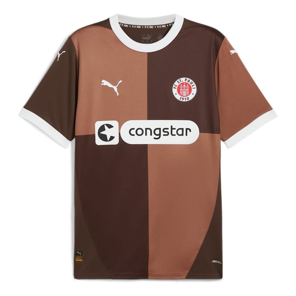 PUMA FC St. Pauli 24/25 Home Jersey 'Espresso Brown' 778638-01