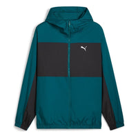 PUMA Mesh Lined Windbreaker Jacket 'Cold Green' 627473-22