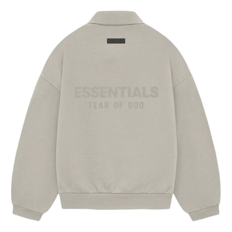 Fear of God Essentials Long-Sleeve Polo Shirt 'Seal' 192SP244395F