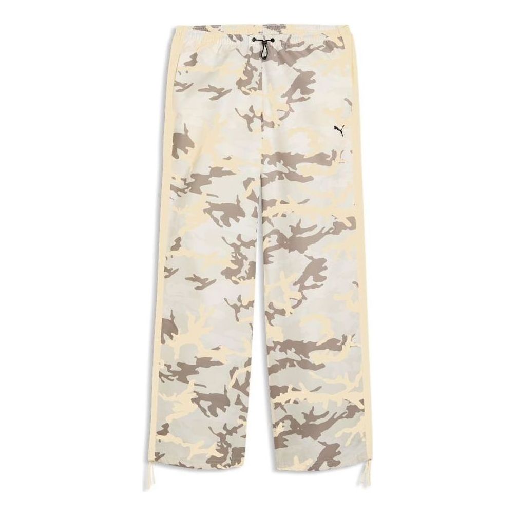 (WMNS) PUMA Street Glam Relaxed Camo Pants 'Buttercream AOP' 638346-88