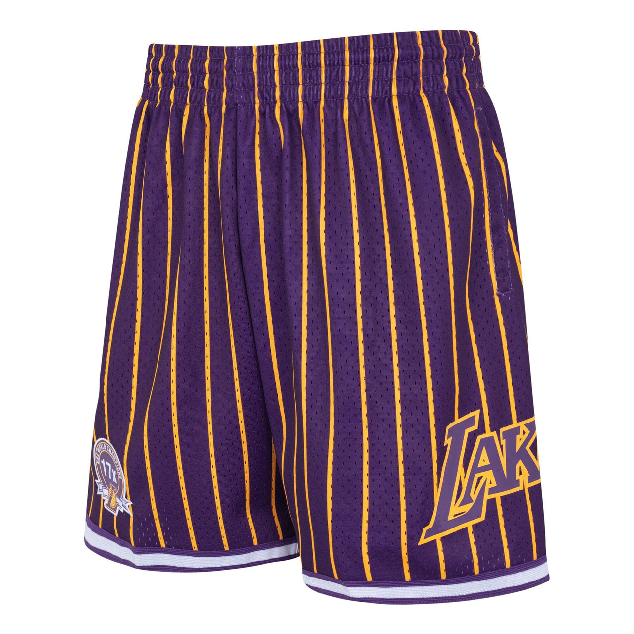 Mitchell & Ness x NBA City Collection Mesh Shorts 'Los Angeles Lakers' PSHR5013-LALYYPPPPRGD