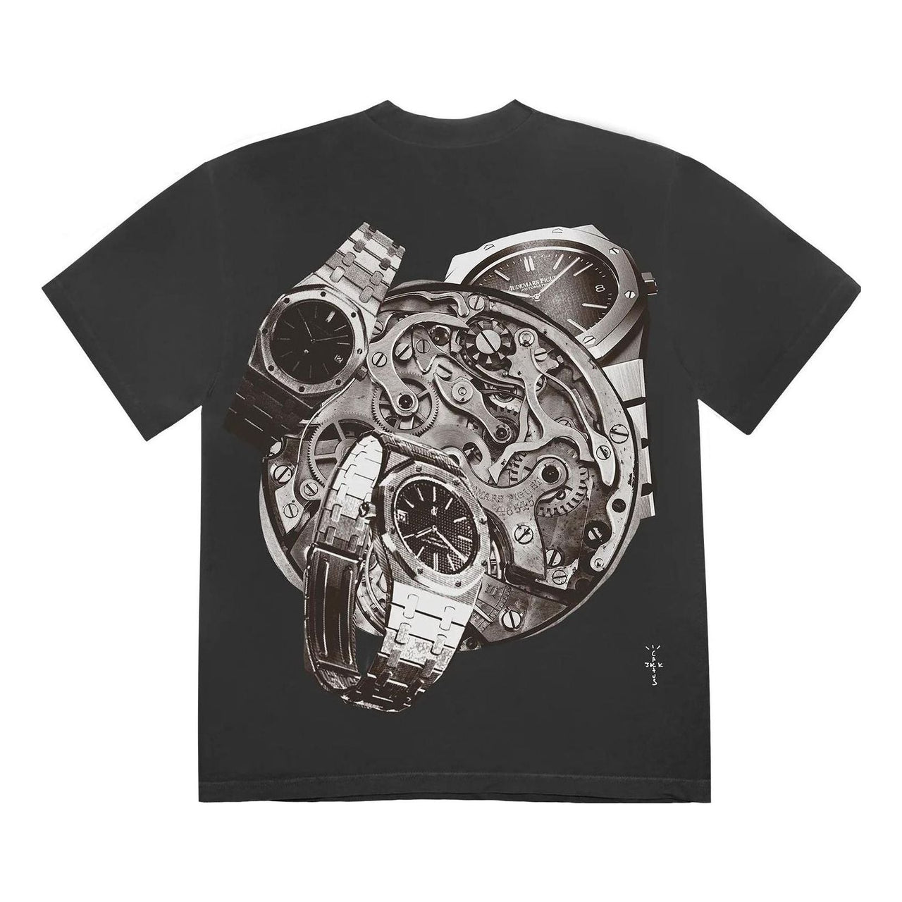Travis Scott CJ x Audemars Piguet Collage T-Shirt 'Black' CJAP-SS01