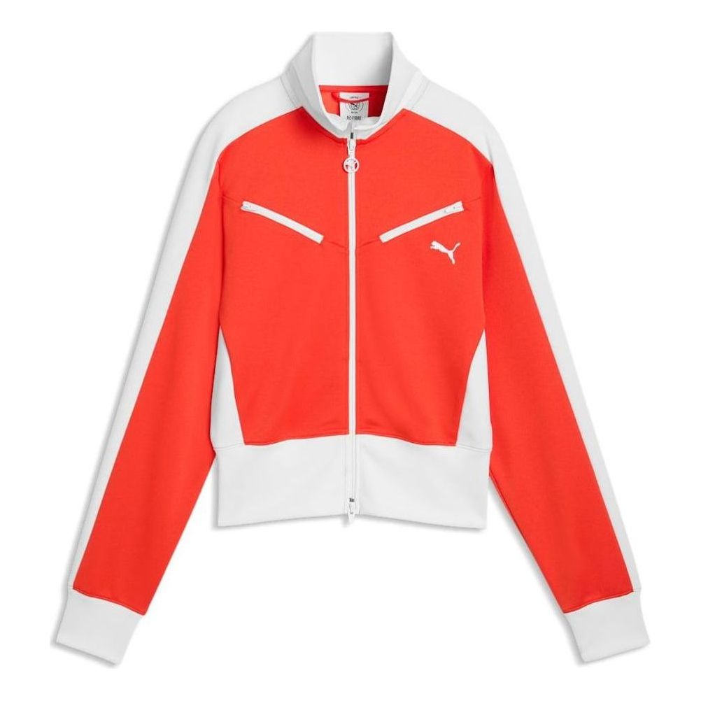 (WMNS) PUMA T7 Retro Track Jacket 'Red Flash' 636625-21