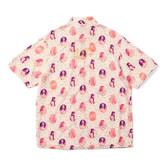 Supreme x HYSTERIC GLAMOUR Blurred Girls Rayon S/S Shirt 'Pink Purple' SUP-SS21-542