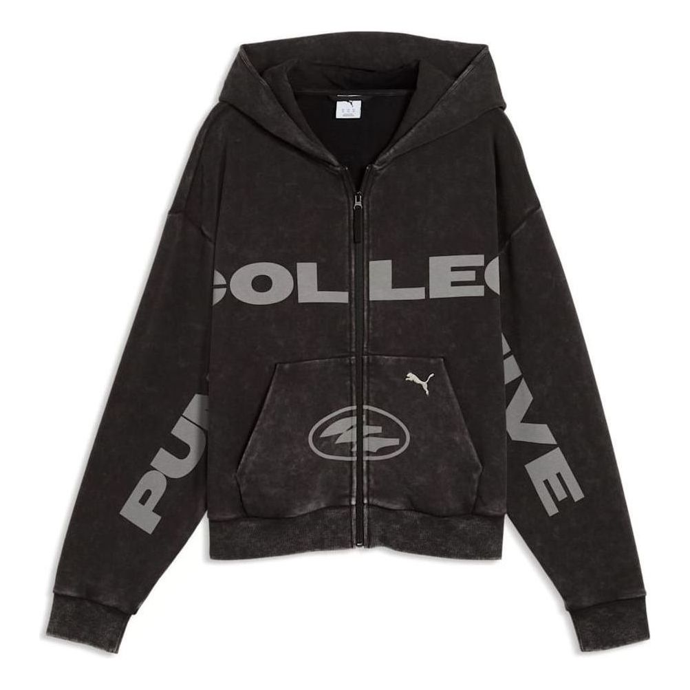 PUMA Select Zip-Up Graphic Hoodie 'PUMA Black' 638730-01