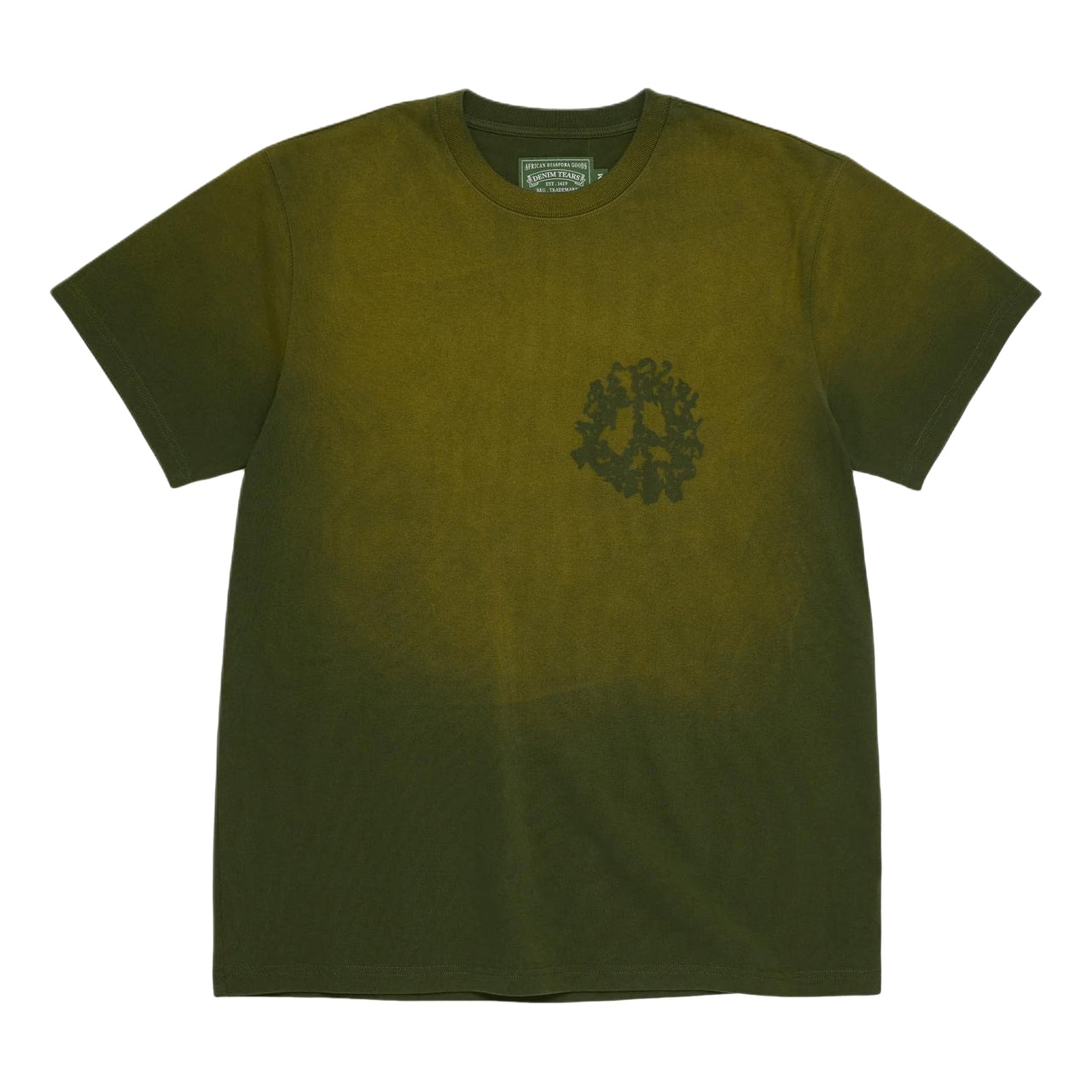 Denim Tears Denim U Knockout T-Shirt 'Green' SS26TSS16062831