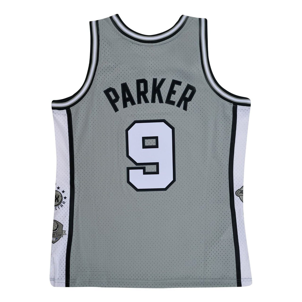 Mitchell & Ness x NBA San Antonio Spurs Hall Of Fame Swingman Jersey 'Tony Parker 9' SMJY6866-SASYYTPAGREY