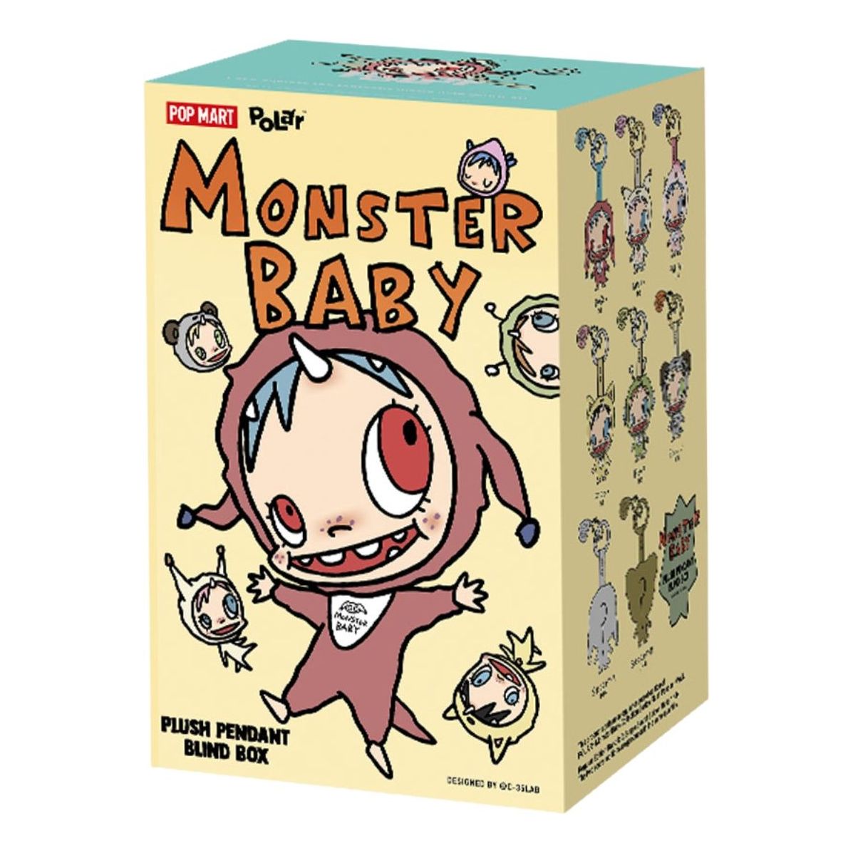 Pop Mart Polar Monsterbaby Plush Collection Plush Pendant Ver.1 Sealed Case (1 Blind Box) PPMT-2511-0048-1011061451