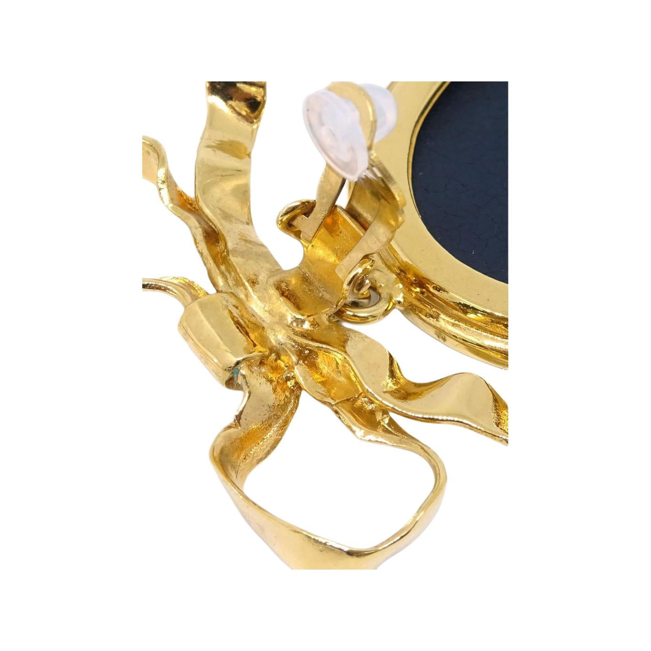CHANEL 1990 2000s Cameo Clip on Earrings