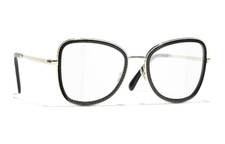 CHANEL - Butterfly Eyeglass Frames Women's Black