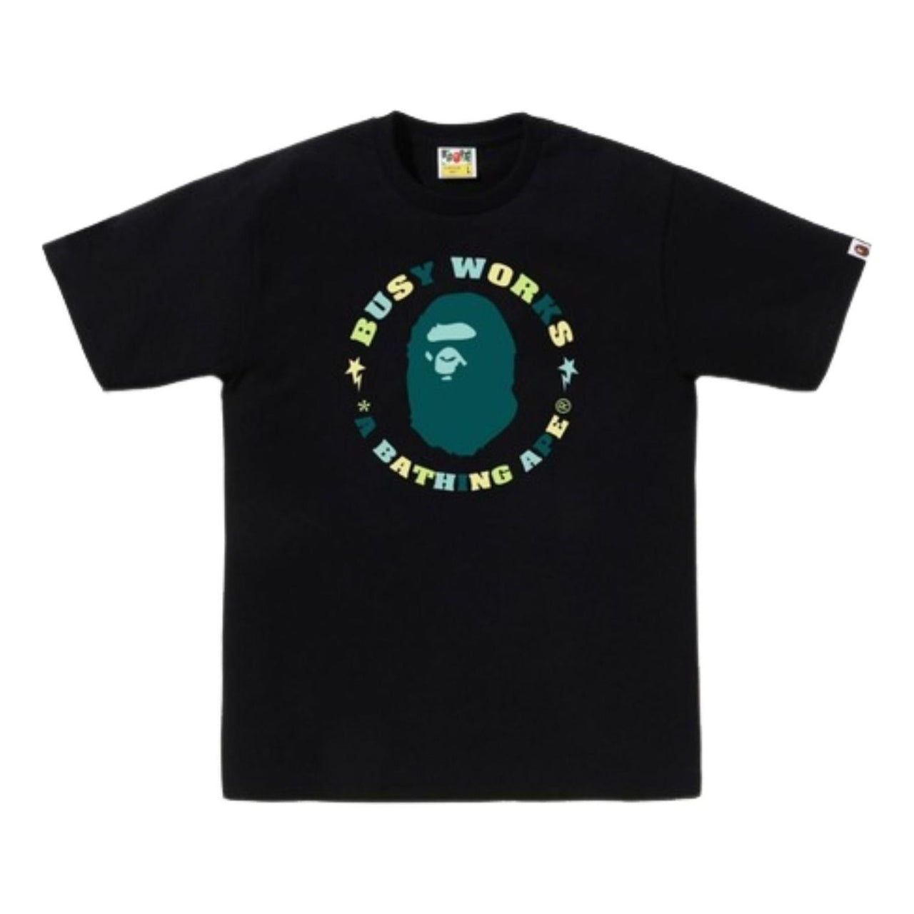 A Bathing Ape Colors Busy Works Sta T-Shirt 'Black' 1L30-110-020-BLK