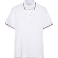 PRADA SS25 Polo Shirt Men's White