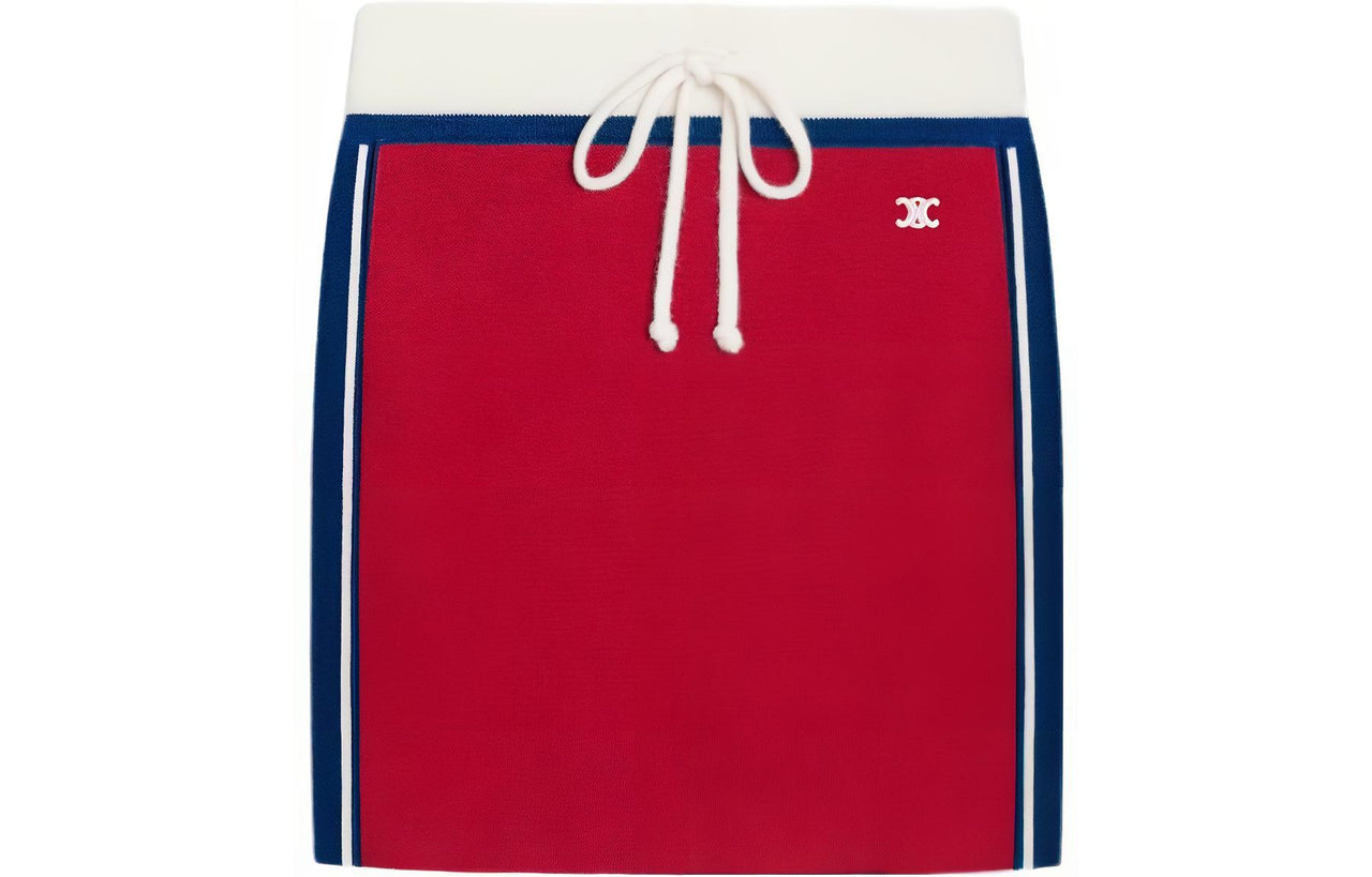 CELINE SS23 Casual Short Skirts Women's Red