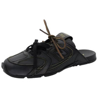 New Balance x MIU MIU Slip-Resistant Wrap-toe Slippers Women's Black