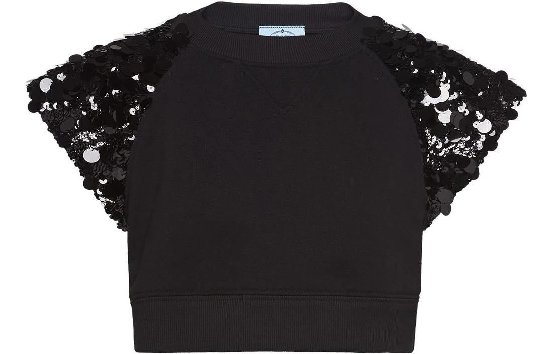 PRADA Crop Tops Women's Black