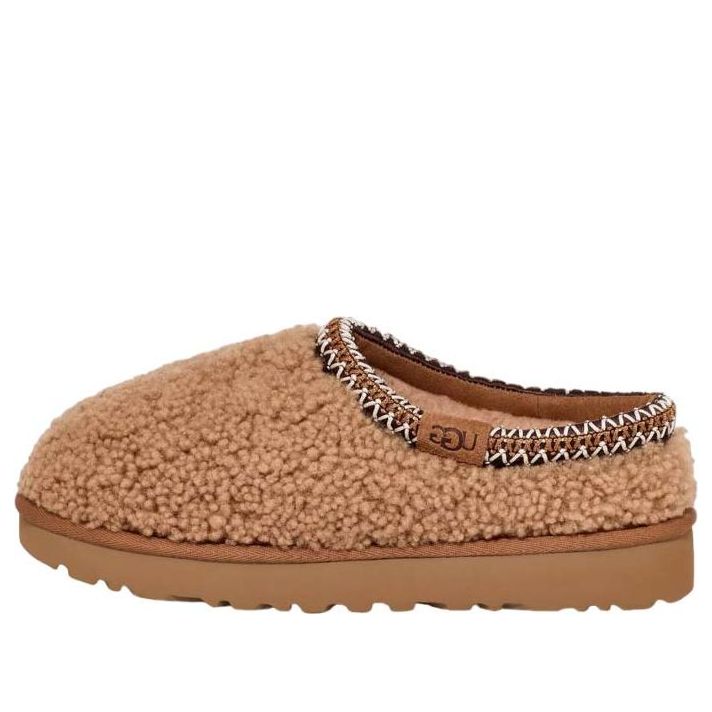 (WMNS) UGG Tasman Maxi Curly Slipper 'Chestnut' 1158356-CHE