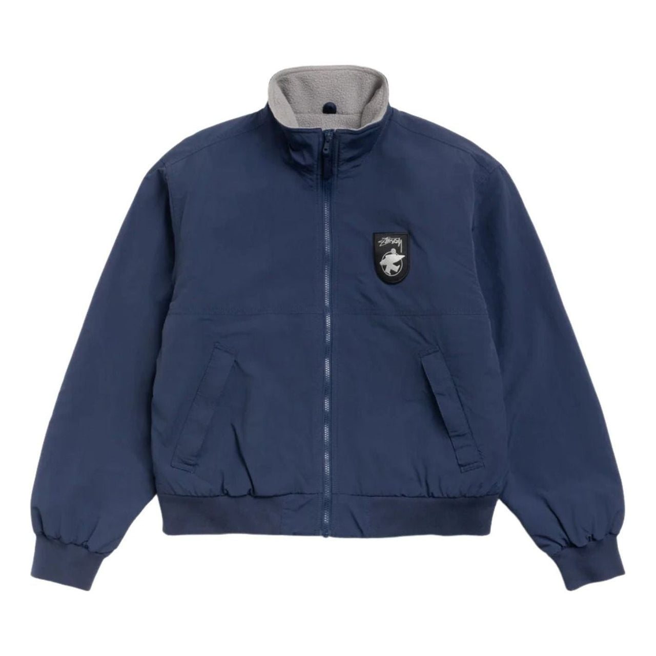 Stussy Polar Fleece Lined Jacket 'Navy' 115906-NAVY