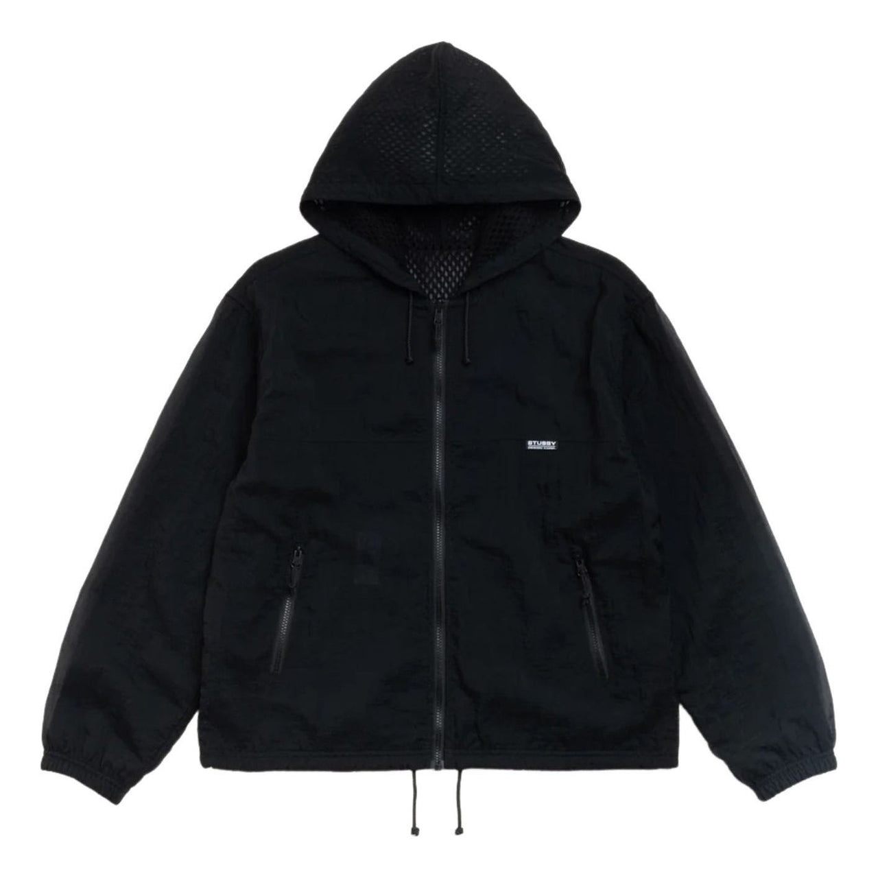 Stussy Layered Mesh Hooded Jacket 'Black' 115933-BLAC