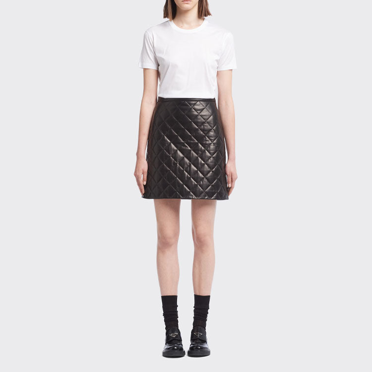PRADA Casual Short Skirts Women's Black