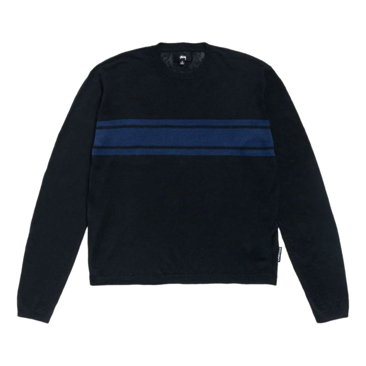 Stussy Lightweight Striped Sweater 'Black' 117297-BLAC