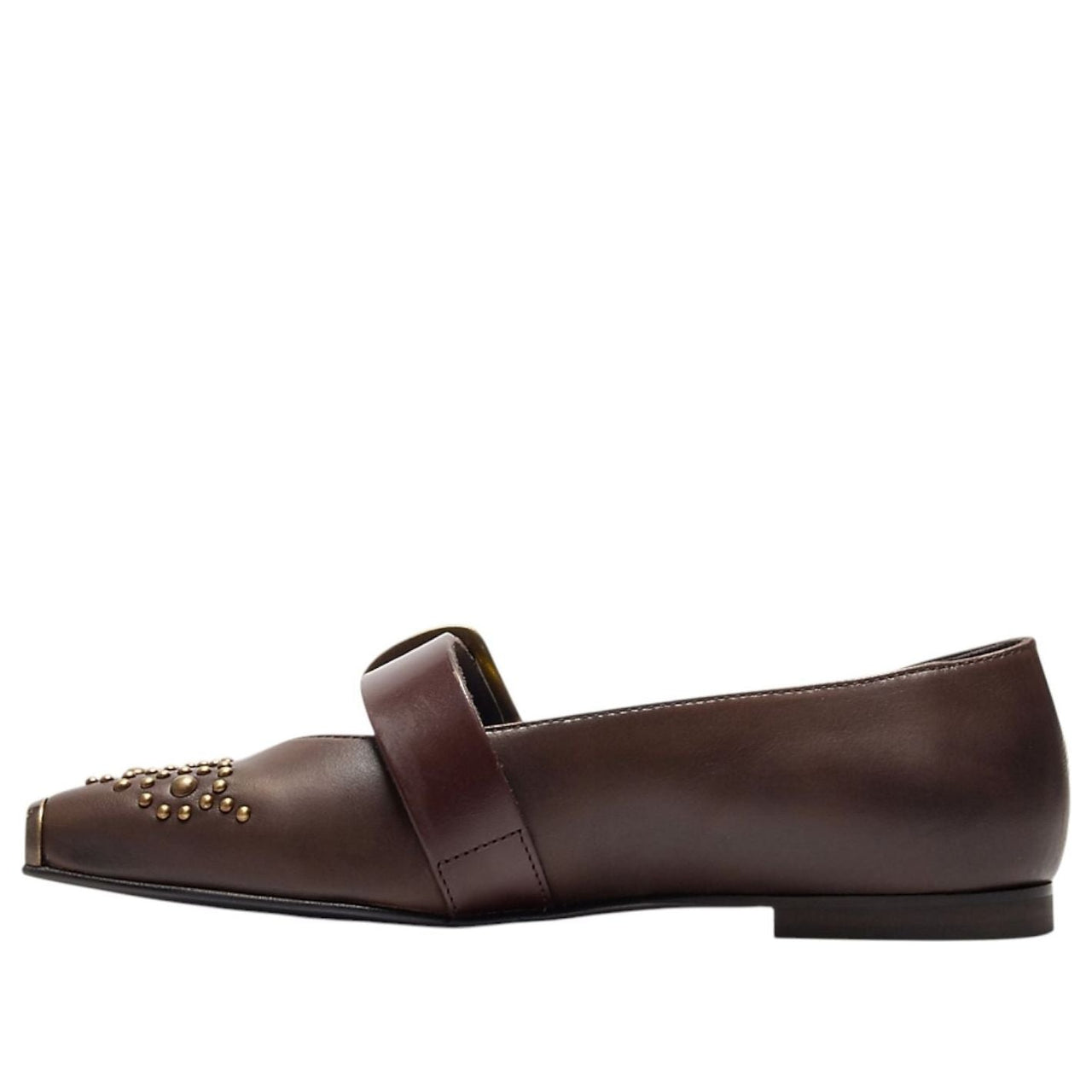 (WMNS) Onitsuka Tiger Ballerina Studs 'Brown Storm Pure Gold' 1182A682-200
