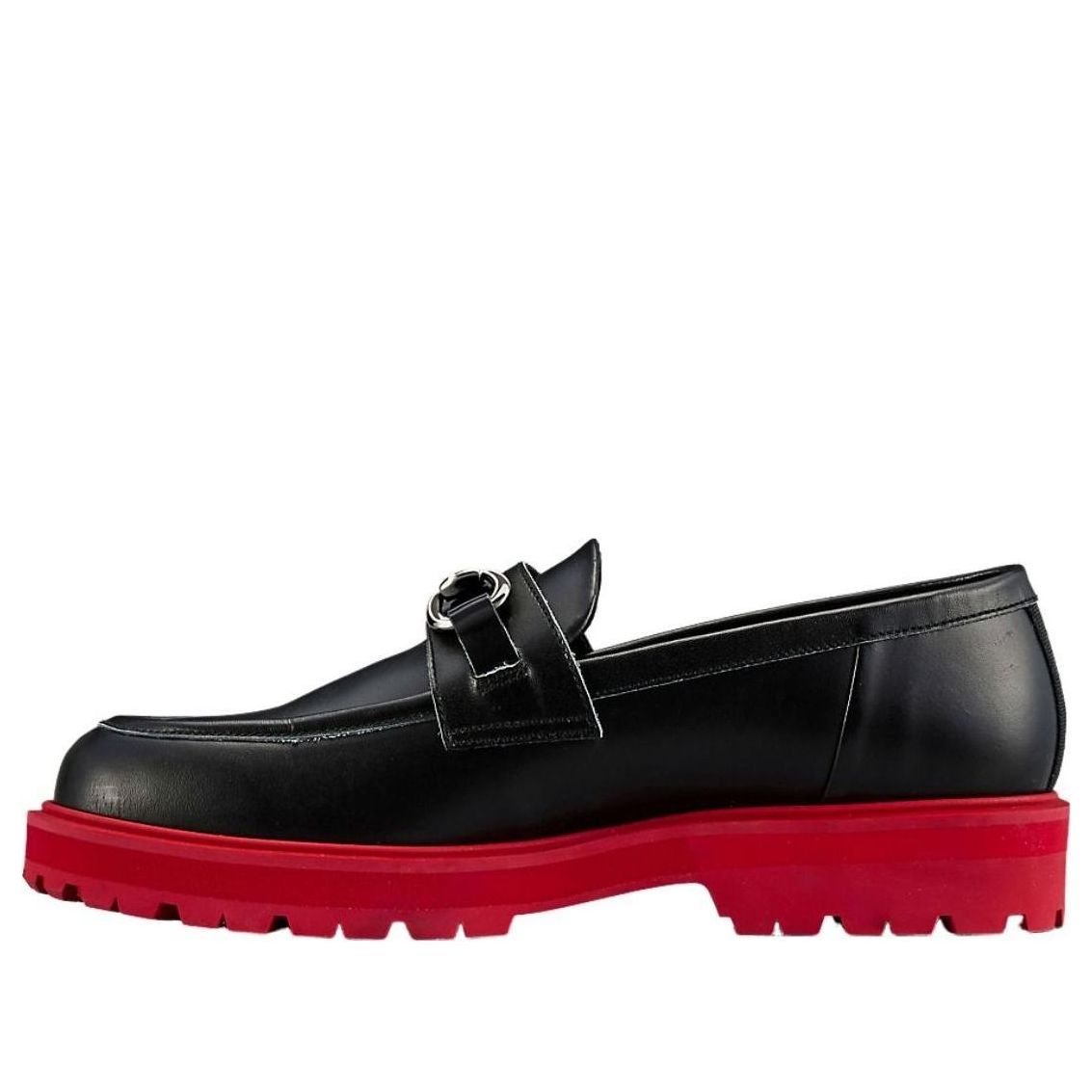 (WMNS) Onitsuka Tiger Bit Loafer 'Black Classic Red' 1182A698-001